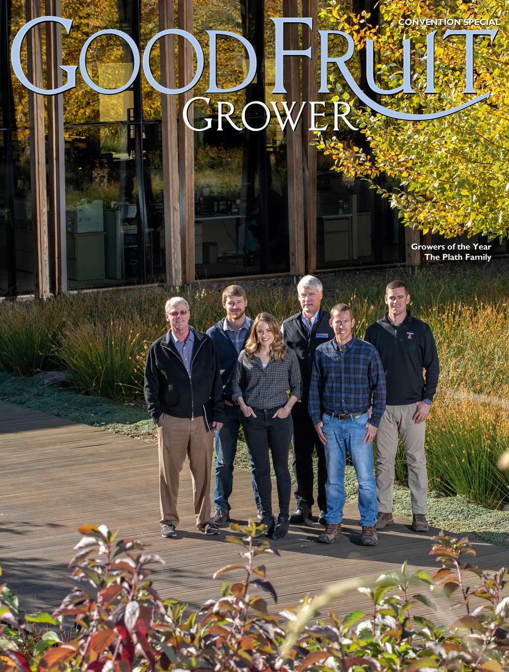 The Plath Family, 2018 growers of the year (TJ Mullinax/Good Fruit Grower)