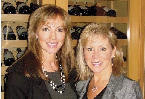 Winery owners Stacy Lill (left) and Kathy Johanson provide mentoring and scholarships for young women.