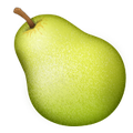 A pear emoji