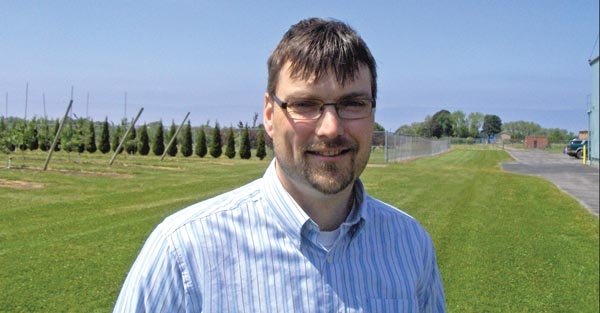 Paul Truscott, business development manager at the Vineland research station in Ontario, Canada.