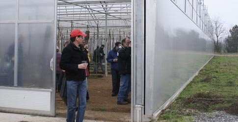 This 1.25-acre greenhouse in Austria will produce cherries to go on the market in March.