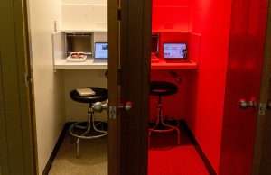 Chambers designed for sensory evaluations at Agriculture and Agri-Food Canada’s Summerland Research and Development Centre in British Columbia