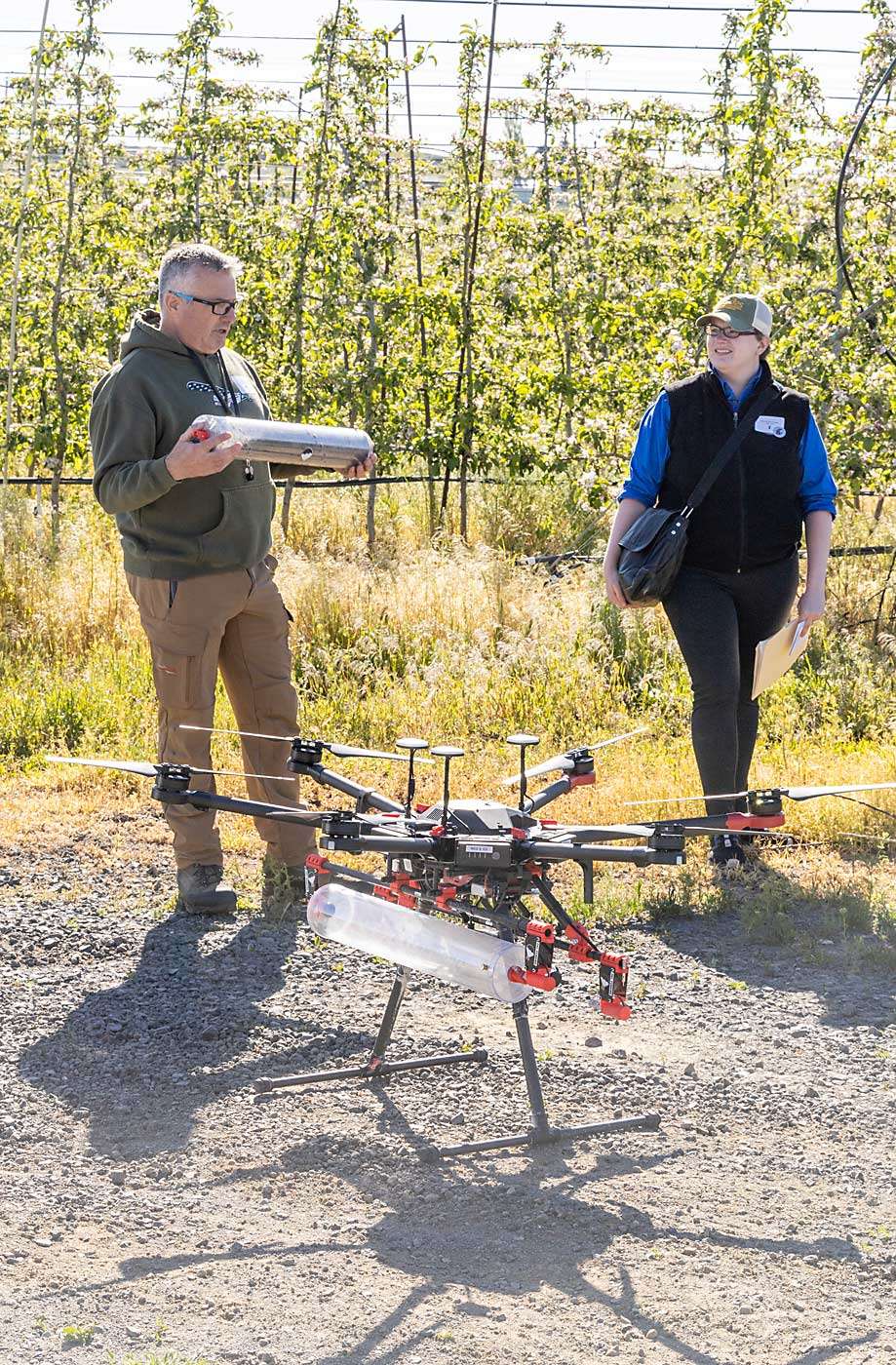 A Parabug drone demonstration