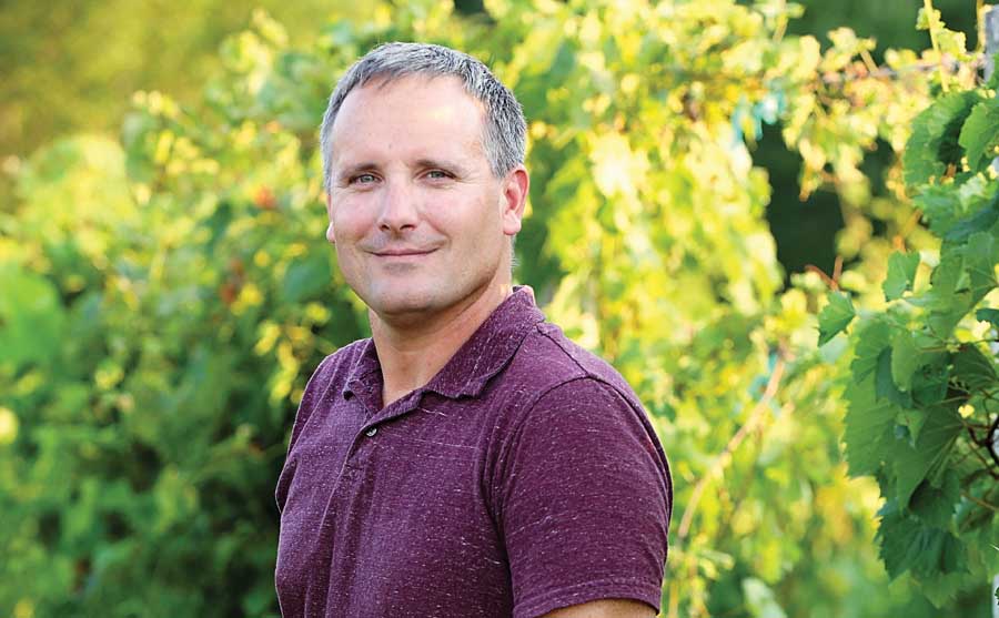 Irv Geary, who owns the Wild River Vineyards and is the winemaker of Wild Mountain Winery in North Branch, Minnesota, is president of the Minnesota Grape Growers Association <b>(Courtesy Irv Geary)</b>