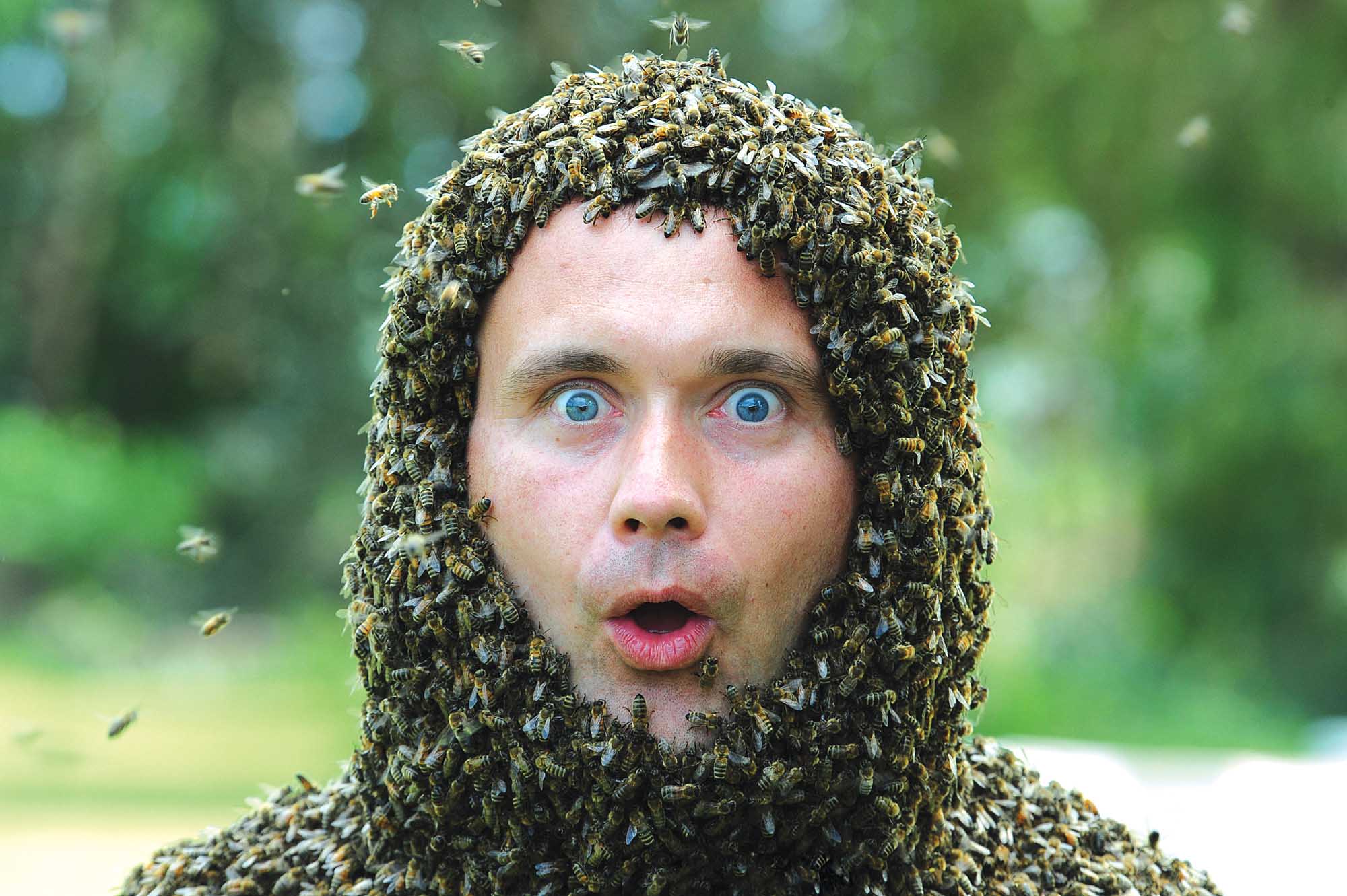 B Be Bee Beard Photo Wins Ag Communications Award Good Fruit Grower
