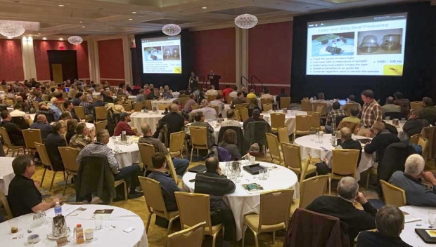 A record 404 people attended science-heavy presentations today (Monday) Feb. 8, 2016, at the International Fruit Tree Association in Grand Rapids, Michigan. <b>Ross Courtney/Good Fruit Grower</b>