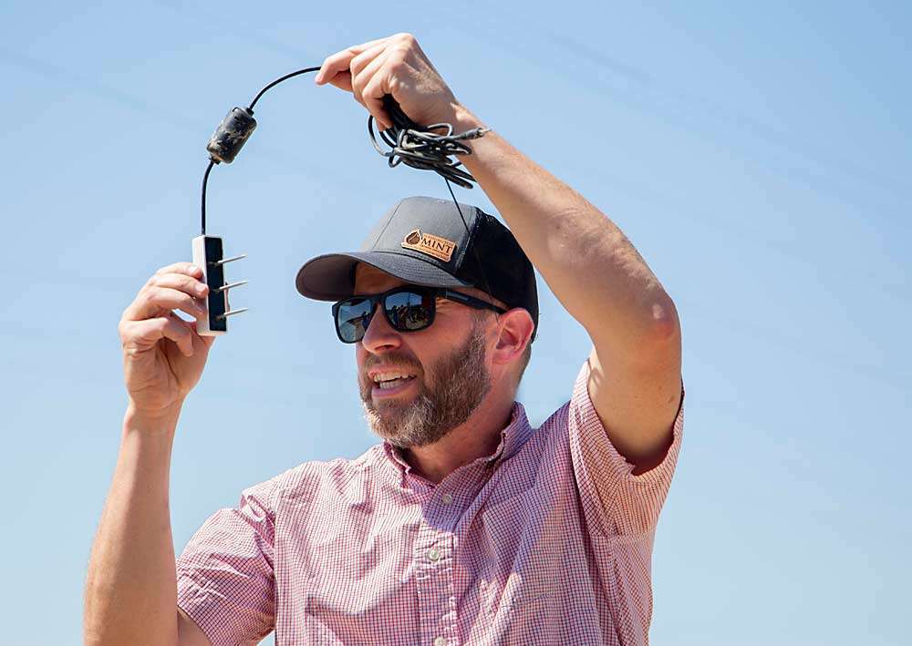 Irrigation specialist Troy Peters has been named the new director of the Washington State University Center for Precision and Automated Agricultural Systems at the Irrigated Agriculture Research and Extension Center in Prosser. (Ross Courtney/Good Fruit Grower)