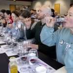 Washington winemakers tasting intentionally smoke-tainted research wine