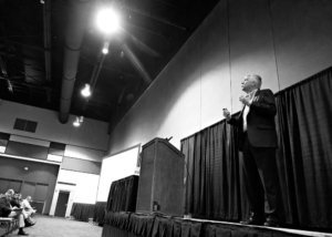 Michael Swanson, Wells Fargo -- "Nothing natural moves in a straight line, we need to prepare for the good as much as the bad." (TJ Mullinax/Good Fruit Grower)
