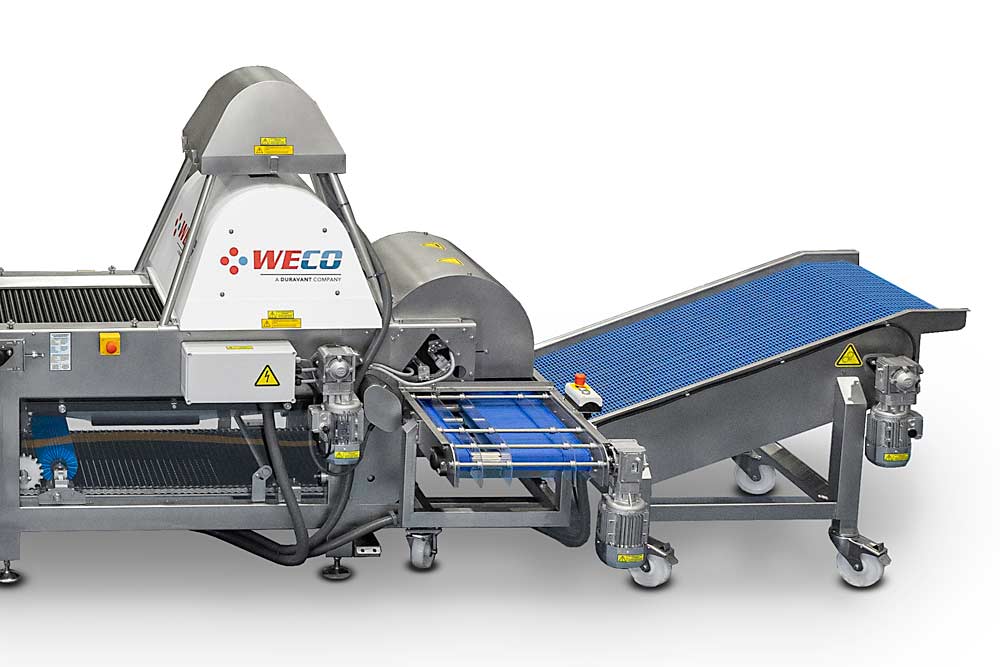 The 360Tek optical sorter for blueberries from WECO. (Courtesy WECO)