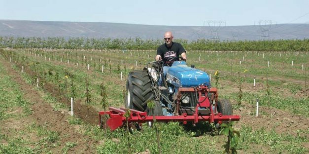 Tilling the soil releases carbon into the atmosphere, but does the compost that organic growers apply compensate for that
