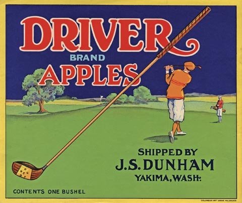 Although a golf theme was used by the Dunham company, it is believed that the owner was not a golfer, but that he assumed the theme would be popular with buyers.