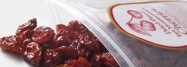 A new method of drying fruit using microwave heating and vacuum technology is being tested in a wide range of fruits and berries. Cherry Central Cooperative, the nation’s largest marketer of red tart cherries and a leading supplier of dried cherries, is evaluating the technology. 