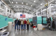 Nelson family members in Nelson Irrigation’s engineering facility