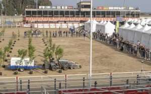 An Agtonomy autonomous tractor demonstration at a FIRA USA conference in California