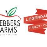 Logos for Gebbers Farms and Legendary Fruit Co.