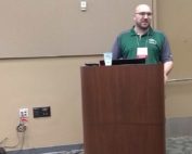 MSU’s Chris Gottschalk discussed hard cider varieties and the red flesh breeding program during day three of the Great Lakes EXPO. (Matt Milkovich/Good Fruit Grower)