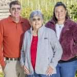 From left: Tom, Alison and Kristen DeMarree, the magazine’s 2025 Good Fruit Growers of the Year, at DeMaree Fruit Farm during harvest in Williamson, New York, in September.
