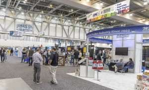 Like the 2024 event, seen here, the 2025 Great Lakes Fruit, Vegetable and Farm Market EXPO, scheduled Dec. 9–11 in Grand Rapids, Michigan, will include a trade show and fruit educational sessions. (Matt Milkovich/Good Fruit Grower)