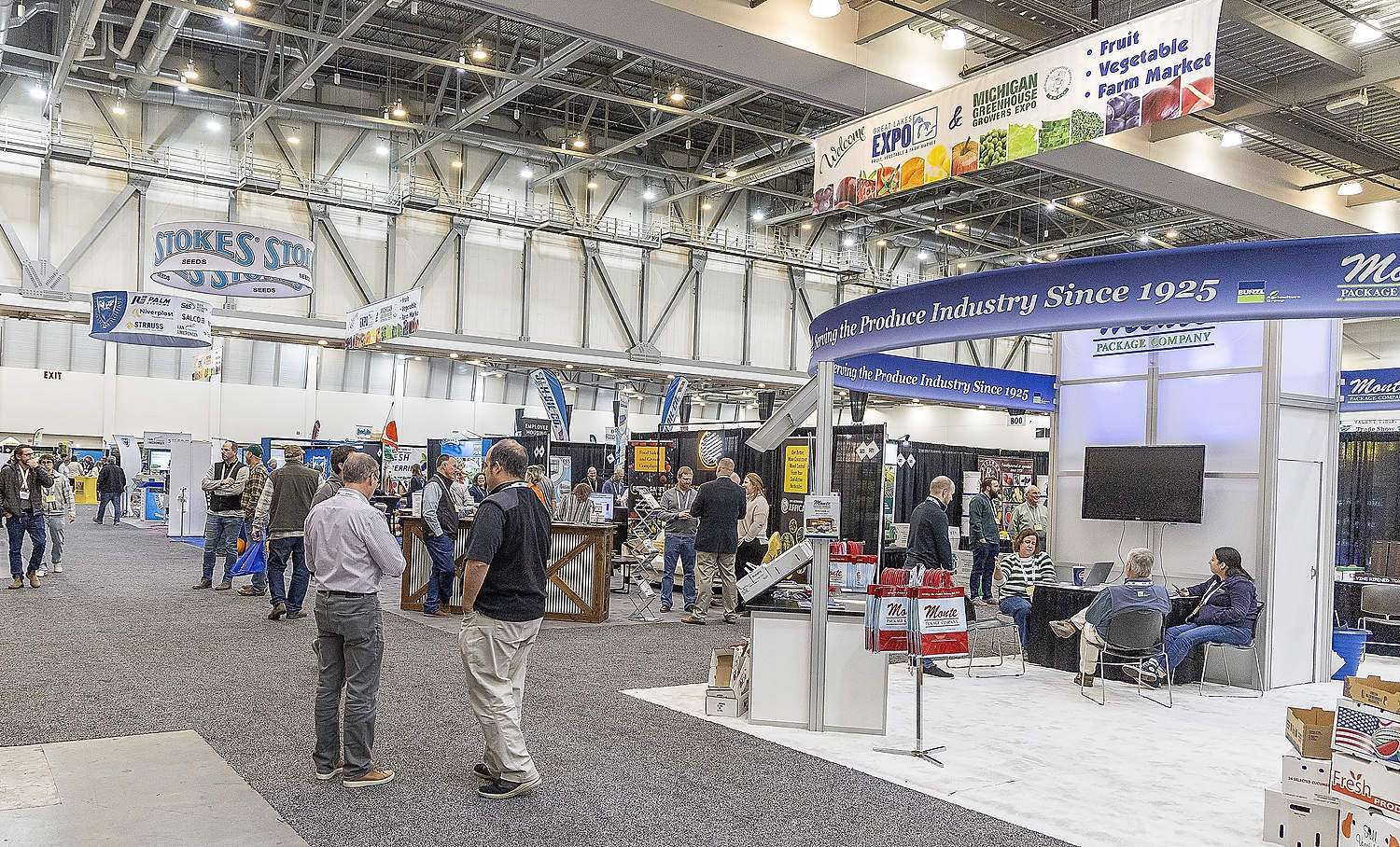 EXPO preview: The big grow show Like the 2024 event, seen here, the 2025 Great Lakes Fruit, Vegetable and Farm Market EXPO, scheduled Dec. 9–11 in Grand Rapids, Michigan, will include a trade show and fruit educational sessions. (Matt Milkovich/Good Fruit Grower)