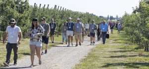 The International Fruit Tree Association 2025 Summer Study Tour visited orchards and other fruit operations in Ontario, Canada, in July