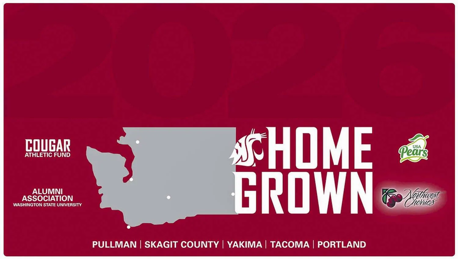 Arias: Pear promotions go for the win A graphic for USA Pears partnership with Washington State University athletics