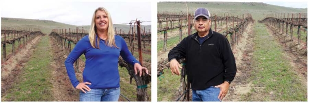 Kari Smasne, Ste. Michelle’s viticulturist, will take over as vineyard manager at Canoe Ridge, and production supervisor Pedro Flores has been promoted to assistant vineyard manager. Both are longtime Chateau Ste. Michelle employees. <b>(Courtesy Ste. Michelle’s)</b>