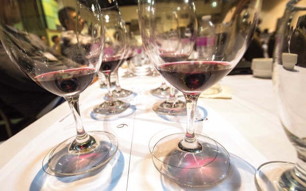 The vintage variation session at the Washington Association of Wine Grape Growers annual meeting on February 12, 2015, included sampling the same wines but made from distinctly different vintages of the cool 2011 and warm 2013 seasons. (TJ Mullinax/Good Fruit Grower)
