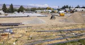 Construction of the new Washington State University Plant Growth Facility in Wenatchee in July 2026.