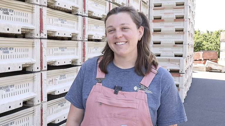 Young grower Claire Pierce