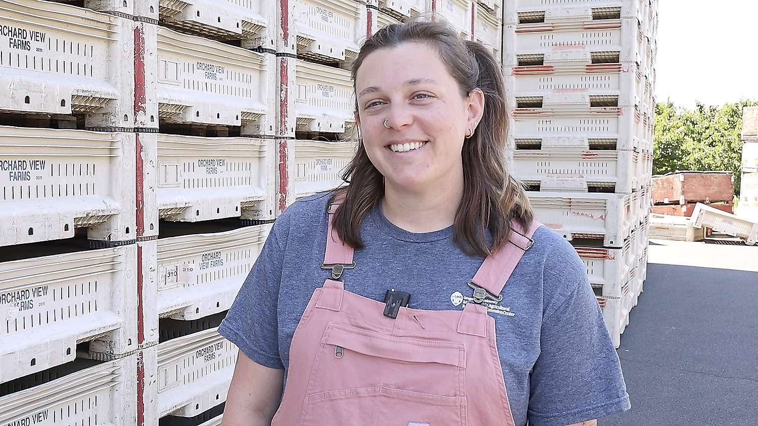 Young grower Claire Pierce